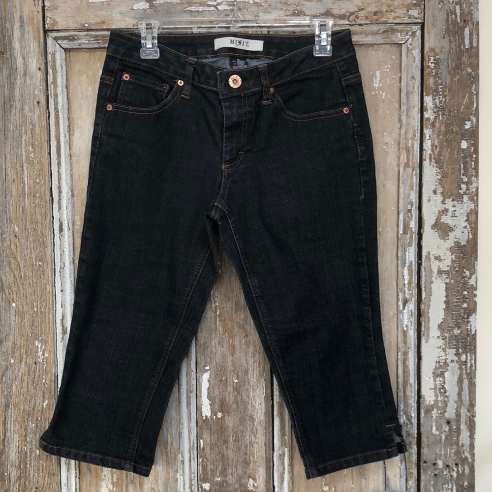 🤑Stretch denim Capri jeans